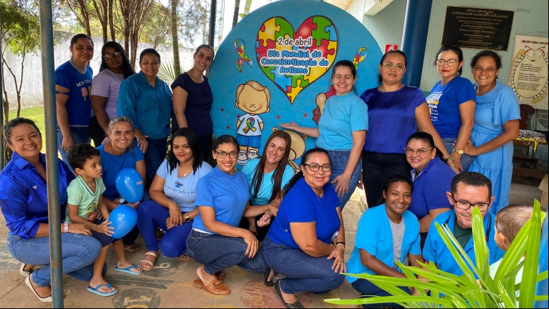 Mobilização das Escolas Municipais de Confresa no Dia Mundial de Conscientização do Autismo_foto1