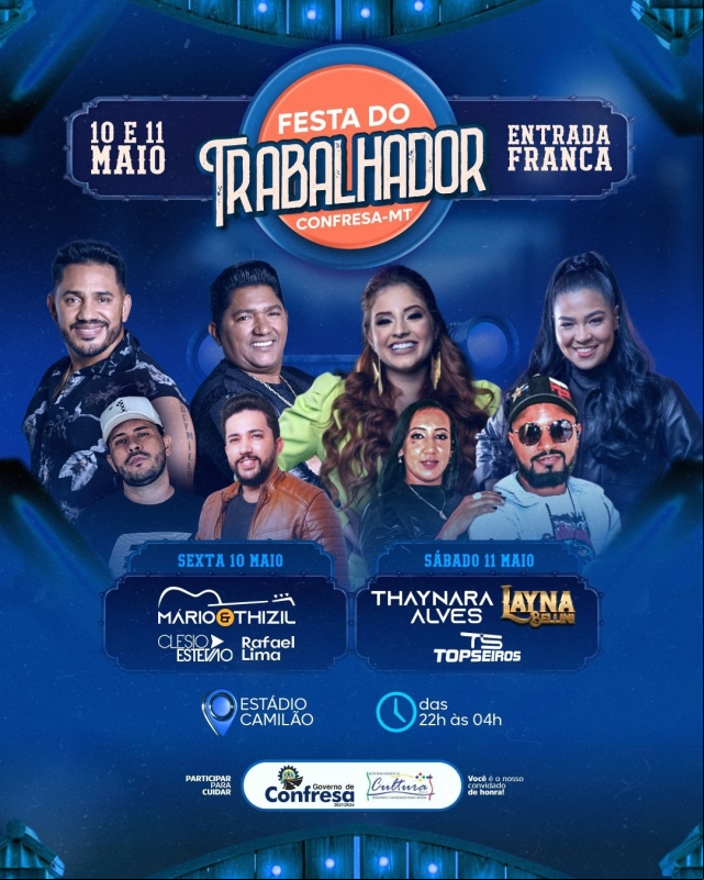 Noticia festa-do-trabalhador-promete-diversao-a-confresenses-com-shows-gratuitos